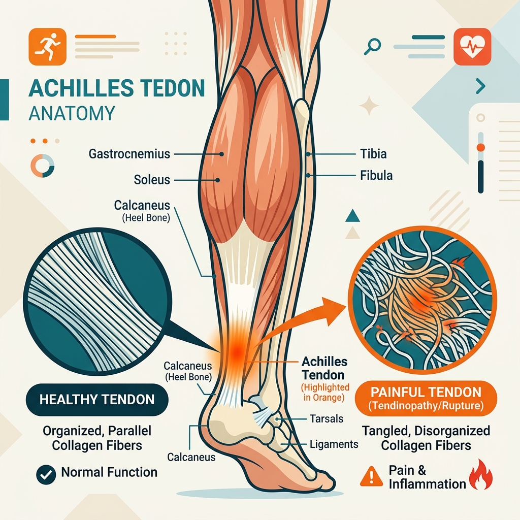 Achilles Tendon Anatomy and Pain