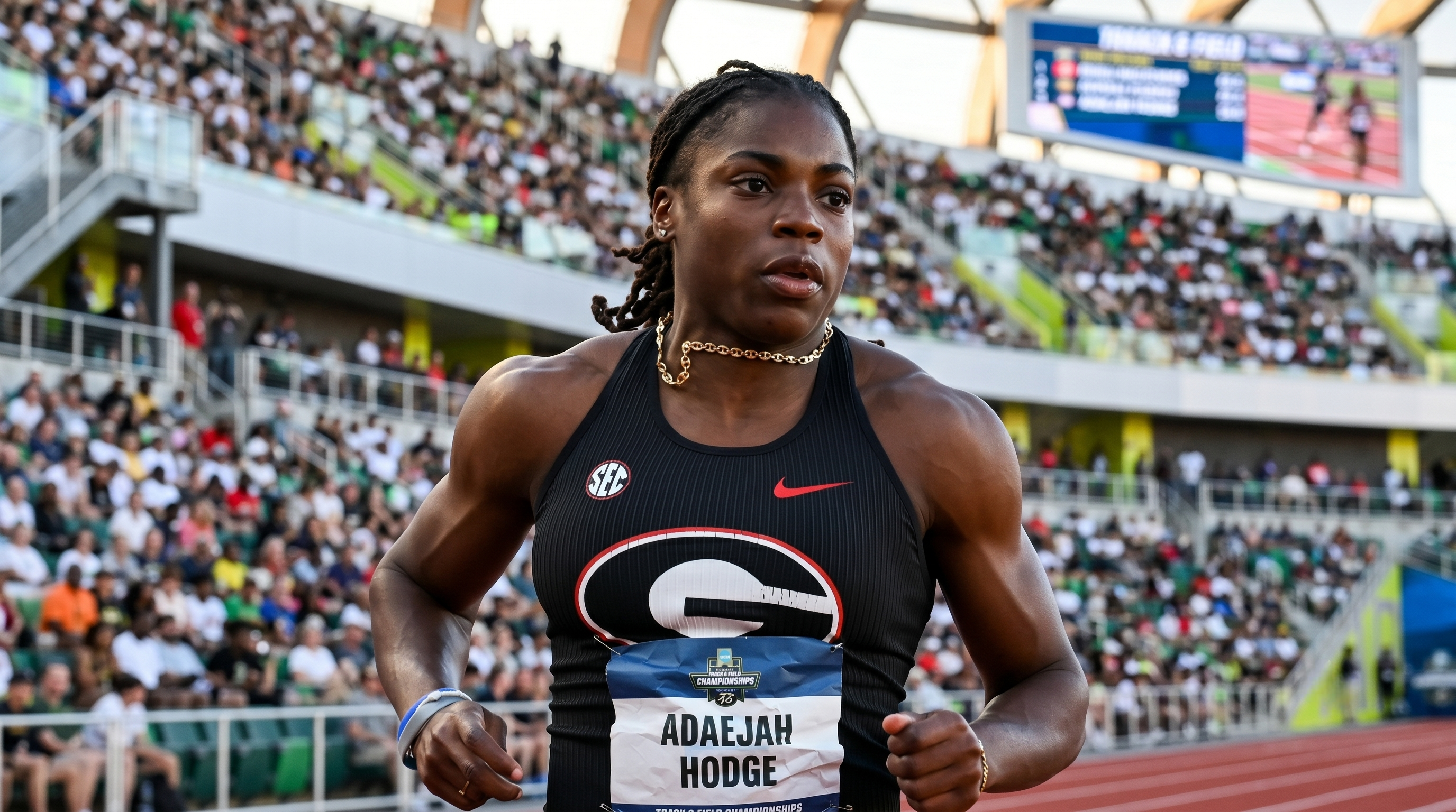 Adaejah Hodge at the 2026 NCAA Outdoor Championships