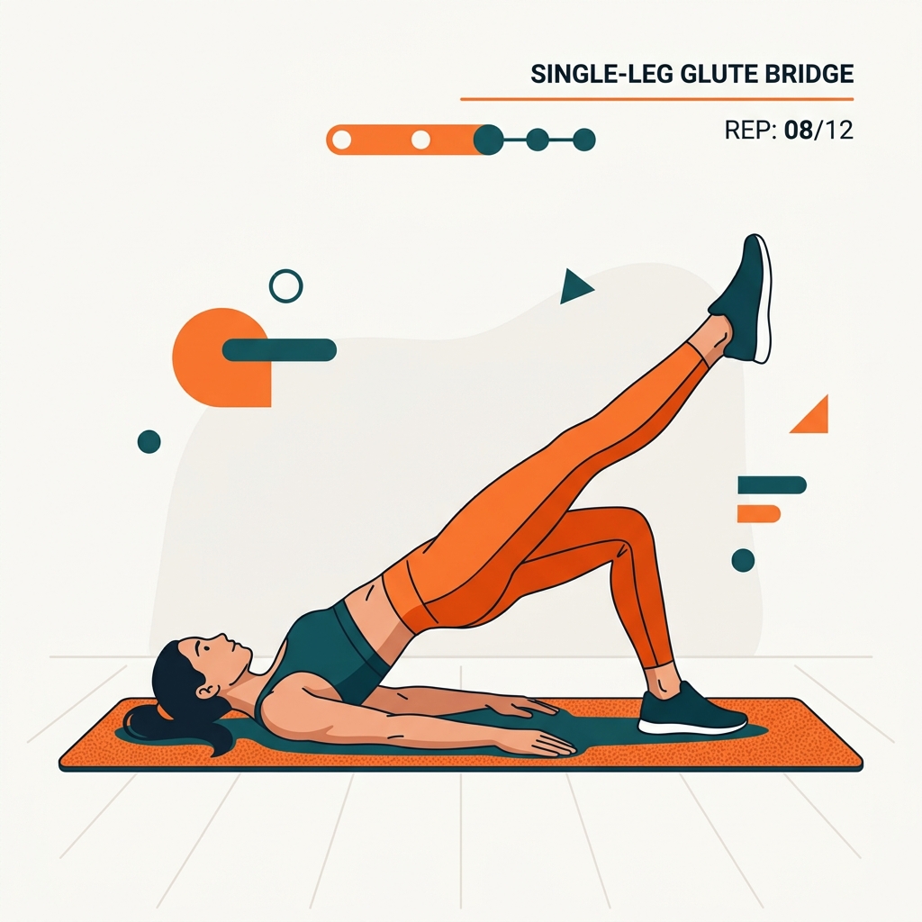 Single-Leg Glute Bridge
